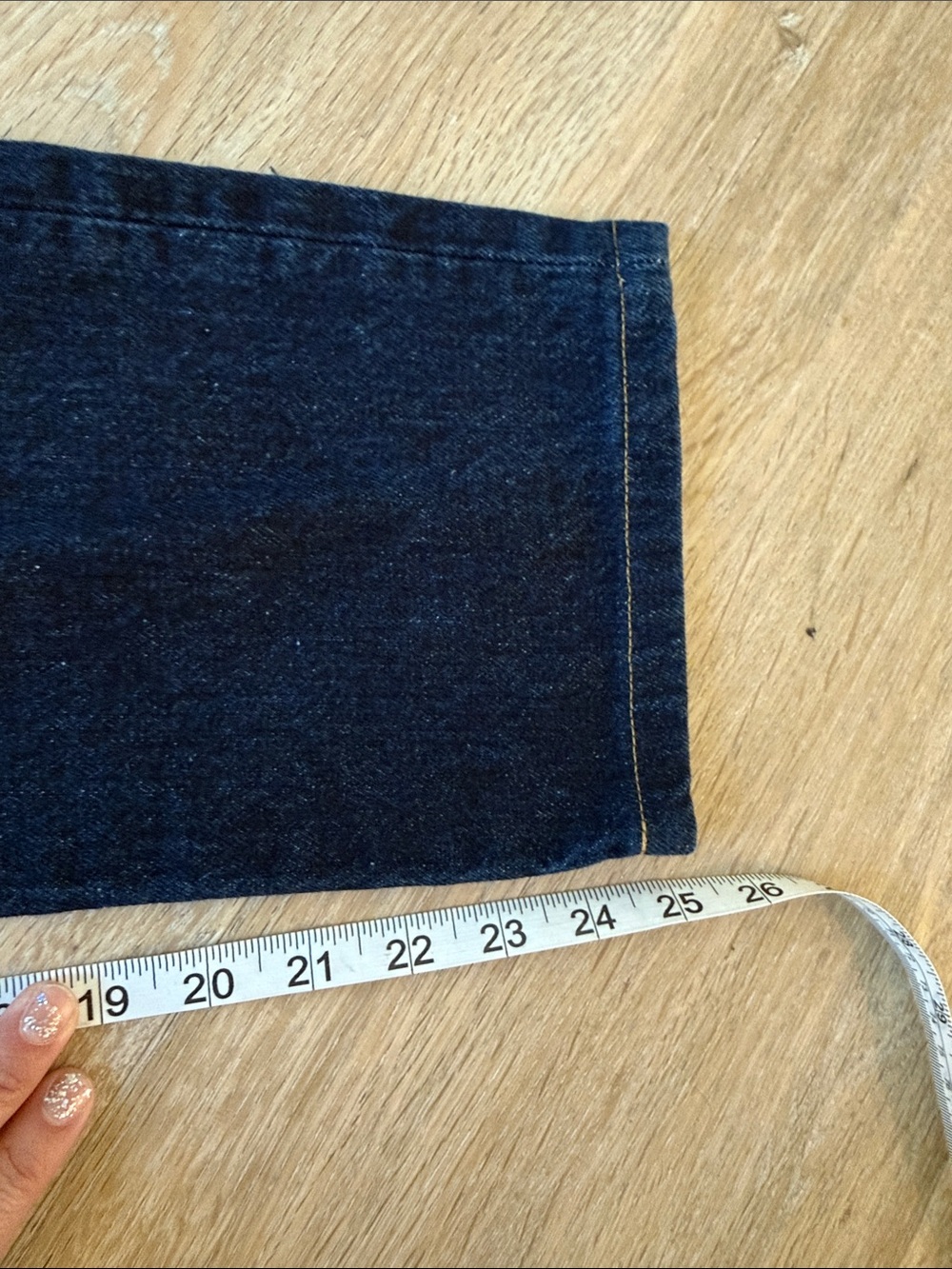 Levi's 501’Dark Blue Straight Jeans 27 - Picture 6 of 7
